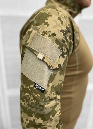 Тактичний костюм піксель військова форма ubacs убакс і штани ріп стоп весна3 фото