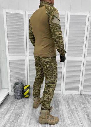 Тактичний костюм піксель військова форма ubacs убакс і штани ріп стоп весна5 фото