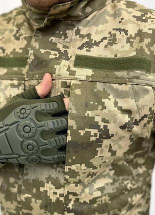 Військова форма польова тактична піксель костюм армійський саржа кітель і штани3 фото