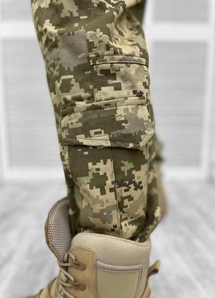 Військова форма польова тактична піксель костюм армійський саржа кітель і штани6 фото