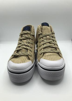 Оригинальные женские кеды adidas nizza platform mid3 фото