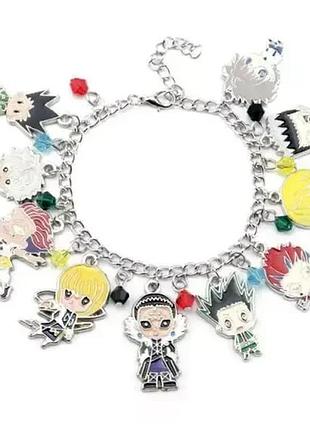 Браслет герои hunter x hunter mqchun серебристый