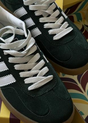 Зеленые кроссовки adidas gazelle gucci6 фото