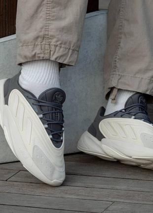 Adidas ozelia beige\grey кроссовки