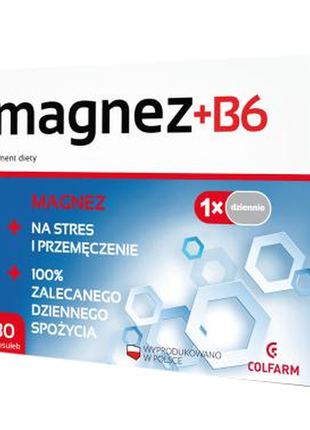 Магне в6 (magnez + b6), 30 капс., польща