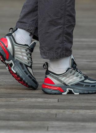 Salomon acs pro avanced lunar rock goji, кроссовки мужские саломон, кроссовки мужественный саломон, кроссовки саломон10 фото