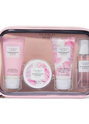 Подарочный набор victoria’s secret the balance starter kit pomegranate & lotus