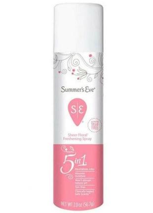 Дезодорант для інтимної гігієни summer's eve sheer floral freshing spray1 фото