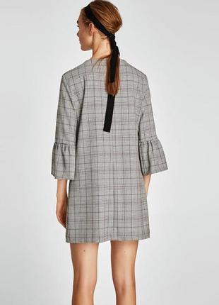 Плаття zara s m в клітку2 фото