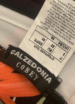 Верх от купальника принт тропики calzedonia италия размер xs/s/ m8 фото