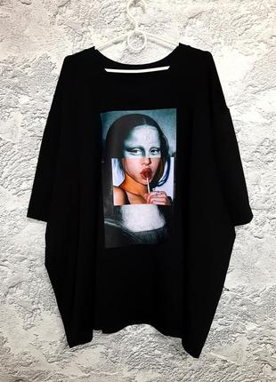 ❤❤стильная трендовая футболка больших размеров 50...72