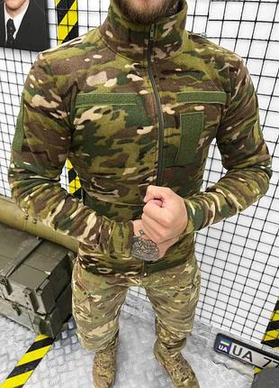 Тактическая флисовая кофта мультикам - военная флиска всу