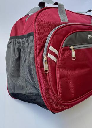 Сумка дорожная черная красная серая большая через плечо водонепроницаемая tongsh...
