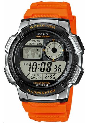 Наручные спортивные часы casio ae-1000w-4b