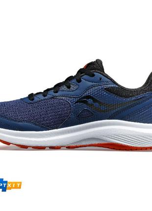 Синие мужские беговые кроссовки saucony cohesion 165 фото