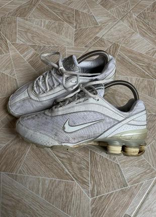 Кроссовки rare vintage nike shox ini women’s running shoes white