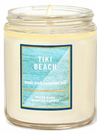 Свічка bath & body works tiki beach scented candle