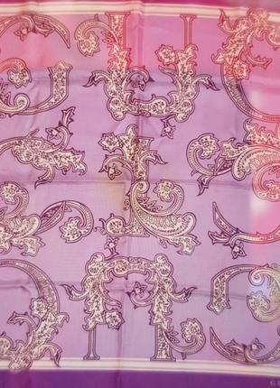 Gucci вінтажний оригінальний шовковий платок хустка