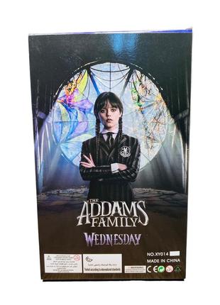 Кукла wednesday addams 30 см, венздей, уэнсдей, венсдей2 фото