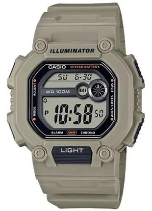 Часы наручные casio w-737hx-5a тактические хаки