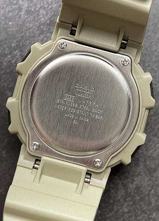 Часы наручные casio w-737hx-5a тактические хаки