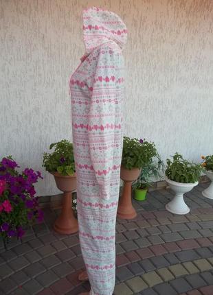 ( м - 46 р ) флисовая пижама кигуруми женская комбинезон б /у4 фото