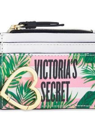 Визитница victoria’s secret the victoria card case keychain