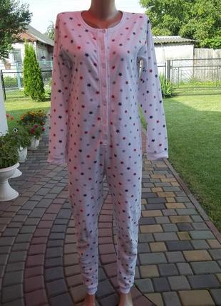 ( 44 р ) флисовая пижама кигуруми женская комбинезон б /у