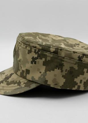 Камуфляжная кепка мазепинка пиксель зсу (всу), тактическая кепка с кокардом, армейская кепка с козырьком 60р.2 фото