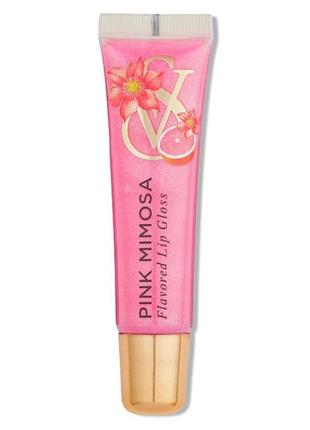 Блеск для губ victoria’s secret pink mimosa flavored lip gloss 13 г