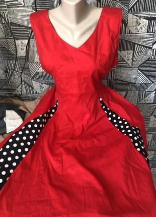 Платье в виновном стиле xl