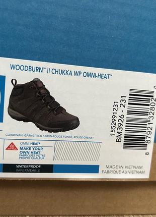 Мужские кроссовки columbia woodburn ii chukka omni-heat™,438 фото