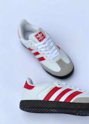 Женские кроссовки adidas samba  red5 фото