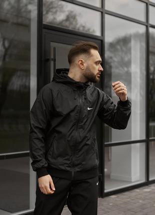 Вітровка nike windrunner jacket чорний