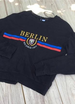 Свитер h&m лонгслив джемпер стильный актуальный реглан свитшот кофта толстовка свитер