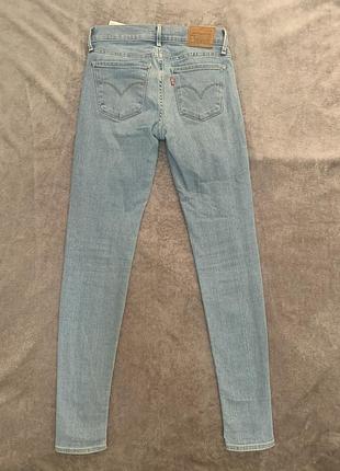 Джинси levi's скіні блакитні розмір w25 l30