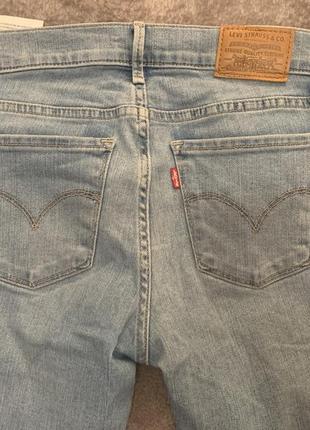 Джинсы levi’s скини голубые размер w25 l304 фото