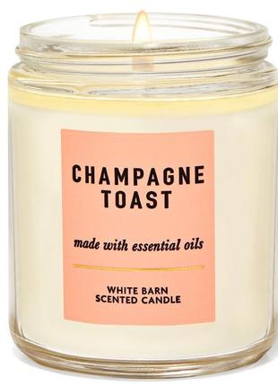 Свеча bath & body works champagne toast scented candle