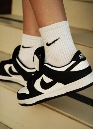 Nike dunk black&amp;white