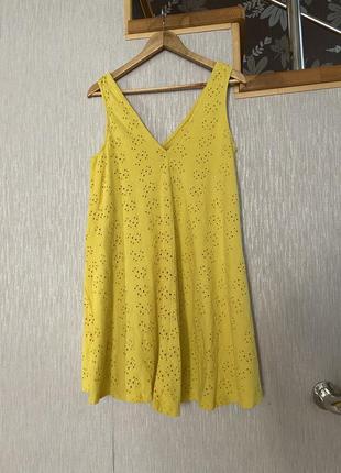 Плаття сукня сарафан міні коротке жовте asos2 фото