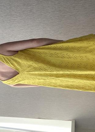 Платье платье сарафан мини короткое желтое asos8 фото