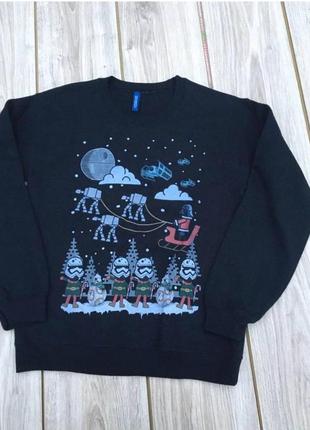 Свитер h&m лонгслив джемпер стильный актуальный реглан свитшот кофта толстовка свитер1 фото