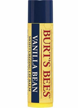 Зволожуючий бальзам для губ з ваніллю burt's bees vanilla bean lip balm