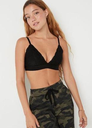 Бралетт с сетевым без косточек pink victorias secret