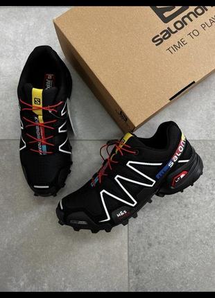 Salomon speedcross 3 black2 фото