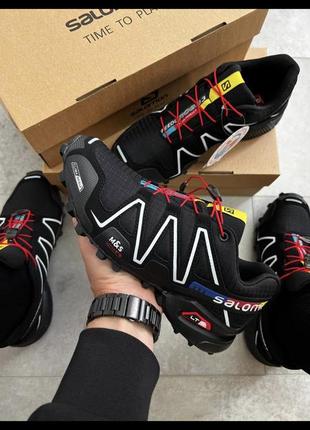 Salomon speedcross 3 black7 фото