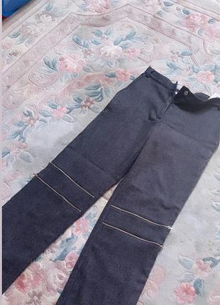 Новые брюки классические серые под костюм брендовые zara