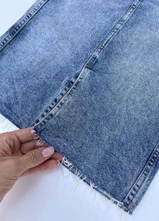 H&amp;m крутая джинсовая юбка-миди 💙4 фото
