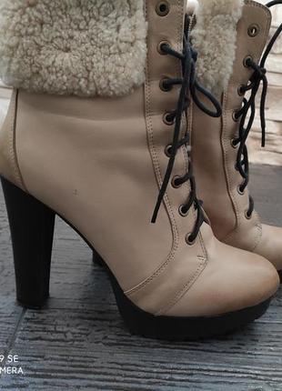 Черевики.зима.натуральна шкіра.