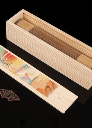 Ароматические палочки премиум сандал в подарочной упаковке (200 грамм), аромапалочки благовония для дома2 фото